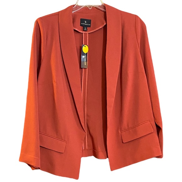 Worthington Jackets & Blazers - *NWT* Worthington Open Front Orange Blazer